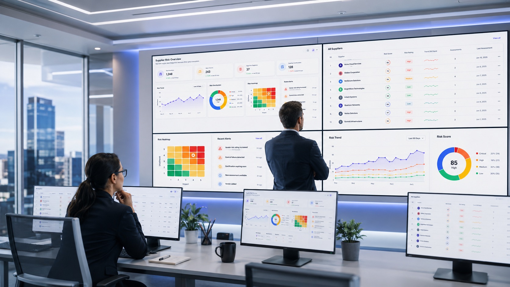 Altisium executive dashboards